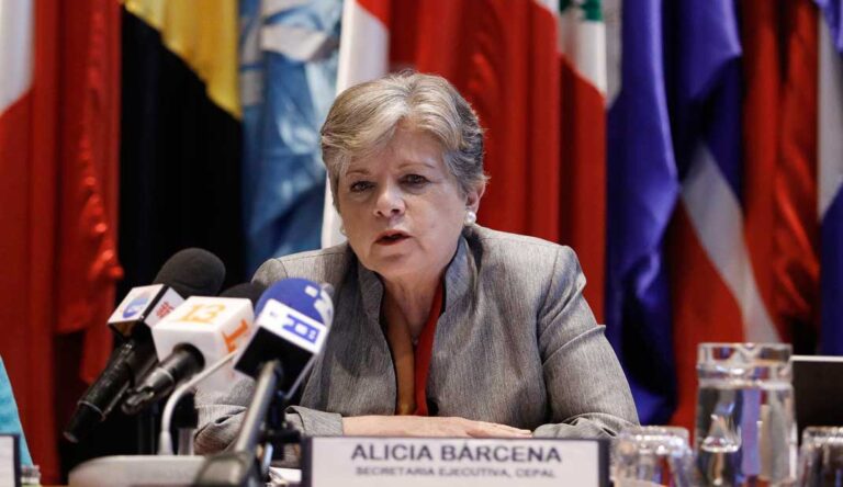 Alicia Bárcena, secretaria de Relaciones Exteriores