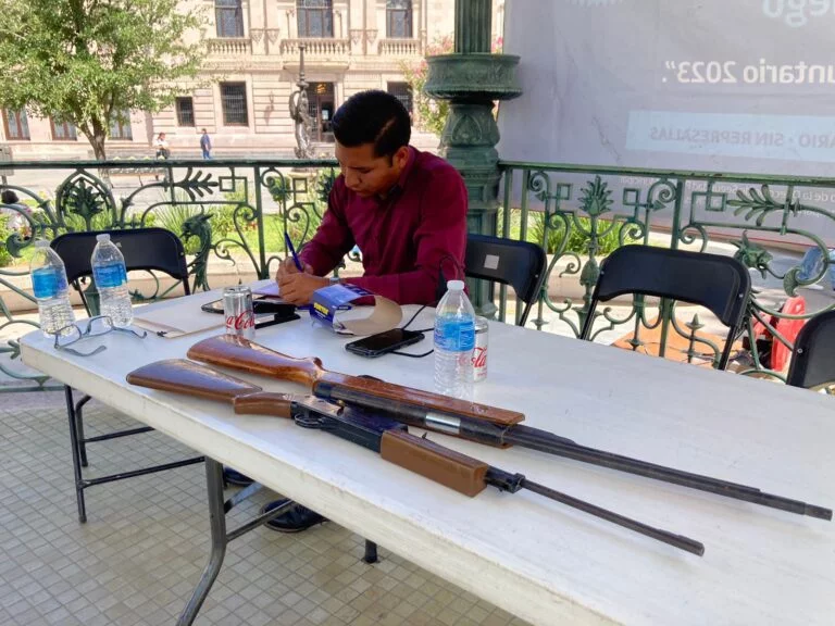 canje de armas 2023