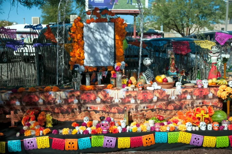 altar de muertos migrantes
